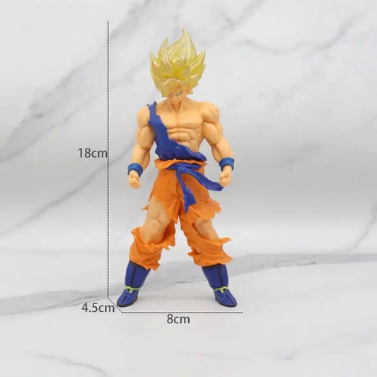 18 cm Son Goku Super Saiyan Figure Anime Dragon Ball Goku DBZ Action Figure Toys Model Gifts Collectible Figurines for Kids